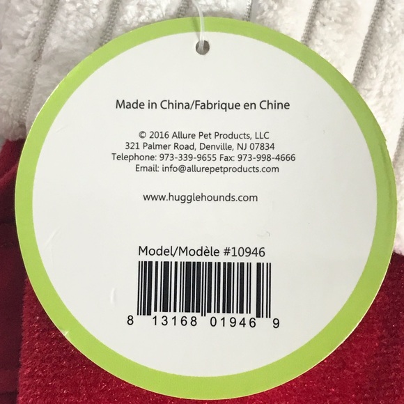 NWT Red HuggleHounds Cat Christmas Stocking - Picture 6 of 11